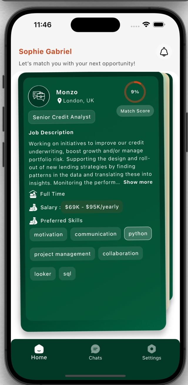 JobMinglr app
