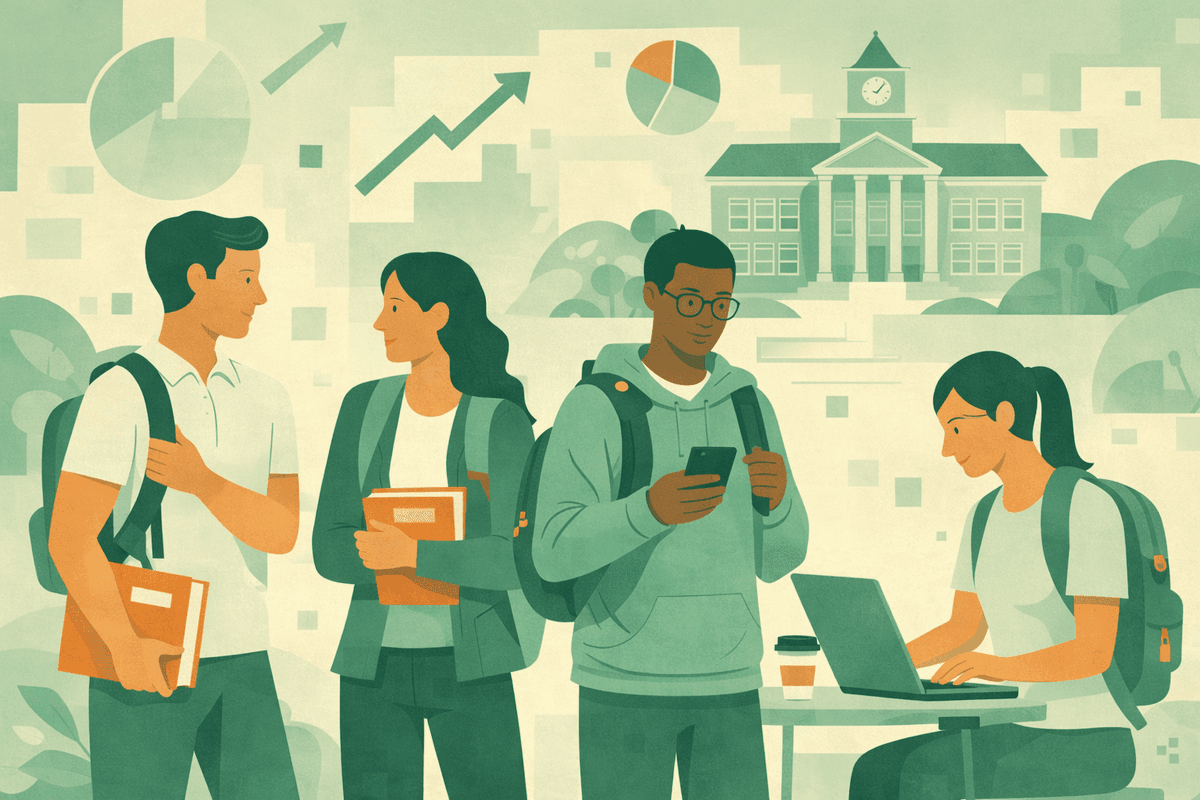 Students using JobMinglr